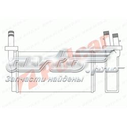 Радіатор пічки (обігрівача) 4207N81 Polcar
