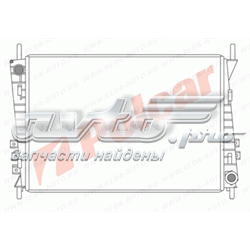 Радіатор основний Polcar 3710081X ціна, від 131.35 USD