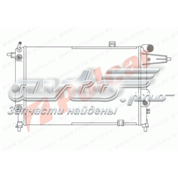 Радіатор основний Polcar 551408A2 ціна, від 44.28 USD
