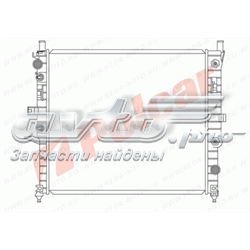 Радіатор основний Polcar 5044081 ціна, від 130.45 USD
