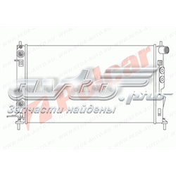Радіатор основний Polcar 551608A3 ціна, від 51.17 USD