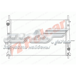 Радіатор охолодження двигуна 3217083 Polcar
