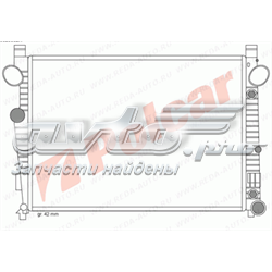 Радіатор основний Polcar 5025082X ціна, від 159.74 USD