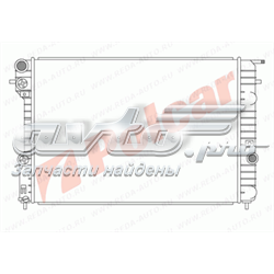 Радіатор основний Polcar 5527081 ціна, від 71.50 USD