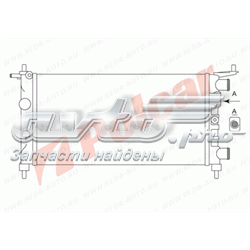 Радіатор охолодження двигуна 555508A2 Polcar