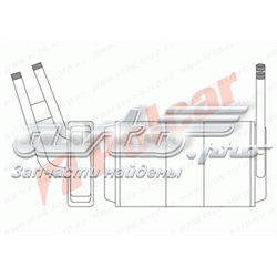 Радіатор пічки (обігрівача) 3245N81 Polcar