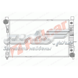 Радіатор основний Polcar 5003082 ціна, від 86.26 USD