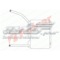 Радіатор пічки (обігрівача) Polcar 5514N81 ціна, від 25.11 USD