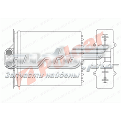 5516N82 Polcar Радіатор опалювача салону