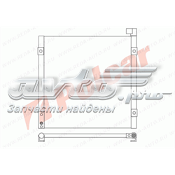 Радіатор кондиціонера 3810K8C1 Polcar