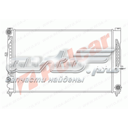 Радіатор основний Polcar 132408A5 ціна, від 50.79 USD
