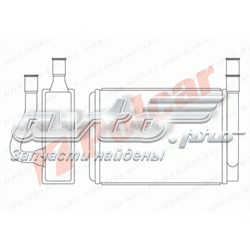 Радіатор пічки (обігрівача) 4021N81 Polcar