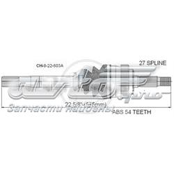 Піввісь передня ліва Chrysler R2073977AC
