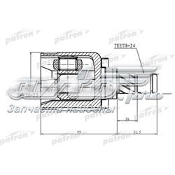 Купити 39204AU025 Nissan/Infiniti Піввісь права