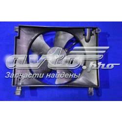 PXNAC028 Parts-Mall Дифузор радіатора охолодження, в зборі з мотором і крильчаткою