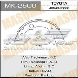 MK2500 Masuma Гальмівні колодки ручника