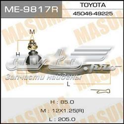 Накінечник рульової тяги, зовнішній ME9817R Masuma