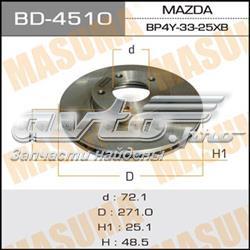 Гальмівні диски передні BD4510 Masuma