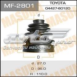 Купити MF2801 Masuma Пильник шарніра кутових швидкостей внутрішній передній