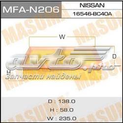 Фільтр повітряний Masuma MFAN206
