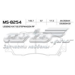Гальмівні колодки Masuma MS8254 ціна, від 25.09 USD