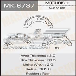 Колодки гальмові задні, барабанні Masuma MK6737 ціна, від 20.41 USD