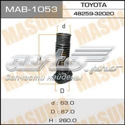 MAB1053 Masuma Опора амортизатора заднього, лівого