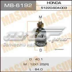 Кульова опора, нижня Masuma MB6192 ціна, від 10.05 USD