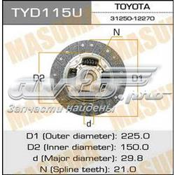 TYD115U Masuma диск зчеплення