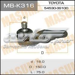 Кульова опора, нижня Masuma MBK316 ціна, від 20.41 USD