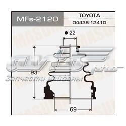 Пильник ШРУСа зовнішній, передній піввісі MFS2120 Masuma