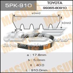 5PK910 Masuma Поліклиновий ремінь
