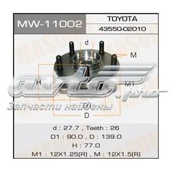 Передня маточина MW11002 Masuma