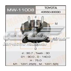 Маточина колеса передня Masuma MW11008 ціна, від 72.49 USD