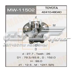 Купити MW11502 Masuma Підшипник ступиці колеса