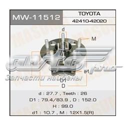 Купити MW11512 Masuma Підшипник ступиці колеса