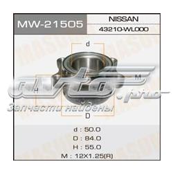 Підшипник маточини задньої MW21505 Masuma