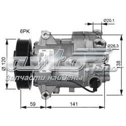 Компресор системи кондиціювання NRF 32487G ціна, від 118.38 USD