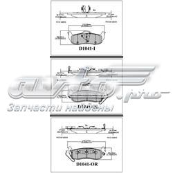 ELT1041 Friction Master Колодки гальмівні задні, дискові