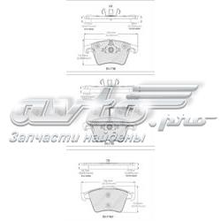 MKD1174 Friction Master Передні гальмівні колодки
