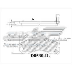 MKD530 Friction Master Передні гальмівні колодки