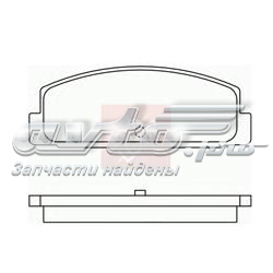 Купити MKD332 Friction Master Задні колодки