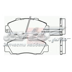 Купити MKD568 Friction Master Колодки гальмівні передні, дискові