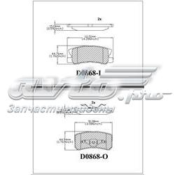 Купити MKD868 Friction Master Задні колодки