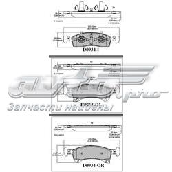 MKD934 Friction Master Передні гальмівні колодки