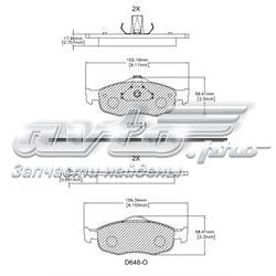 Гальмівні колодки Friction Master CMX648 ціна, від 24.91 USD