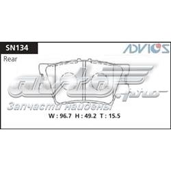 Купити SN134 Advics Задні колодки