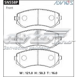 Гальмівні колодки Advics SN558P ціна, від 20.25 USD
