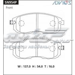 Колодки гальмівні передні, дискові SN954P Advics