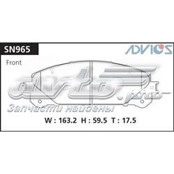 Гальмівні колодки Advics SN965 ціна, від 34.17 USD